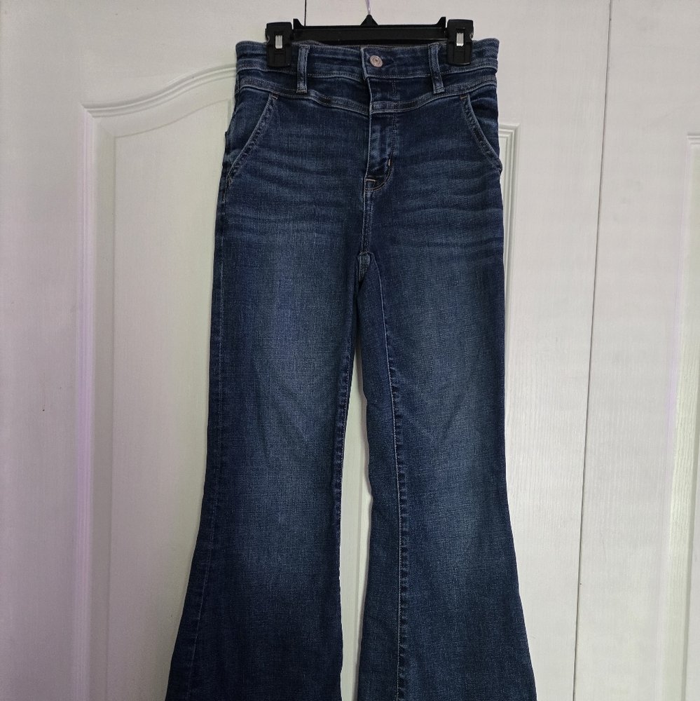 American Eagle Outfitters Dark Blue Flare Jeans